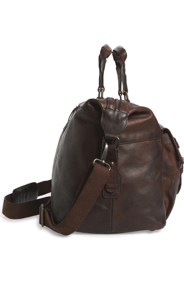 Bosca Vintage Duffle Bag, Alternate, color, Dark Brown