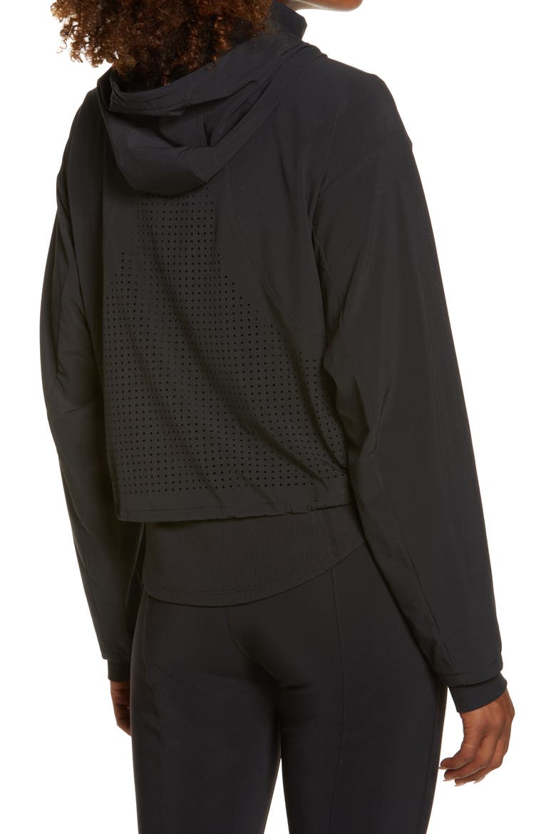 Women's Improvise 2-in-1 Full Zip Hoodie, Alternate, color, BLACK