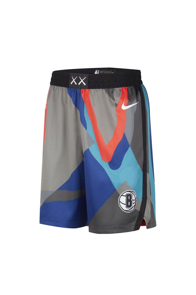 Men's Nike  Black Brooklyn Nets 2023/24 City Edition Swingman Shorts, Alternate, color, Black