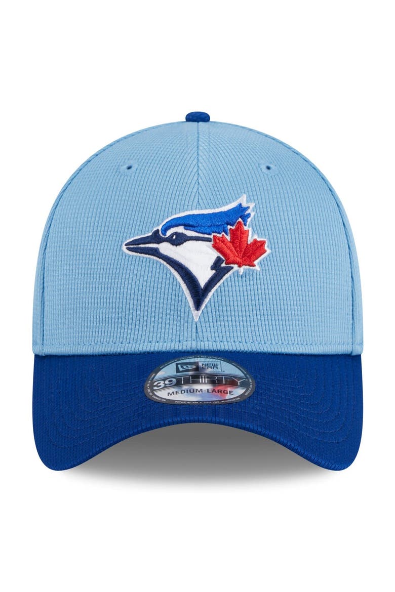 Men's New Era  Light Blue Toronto Blue Jays 2024 Batting Practice 39THIRTY Flex Hat, Alternate, color, Light Blue