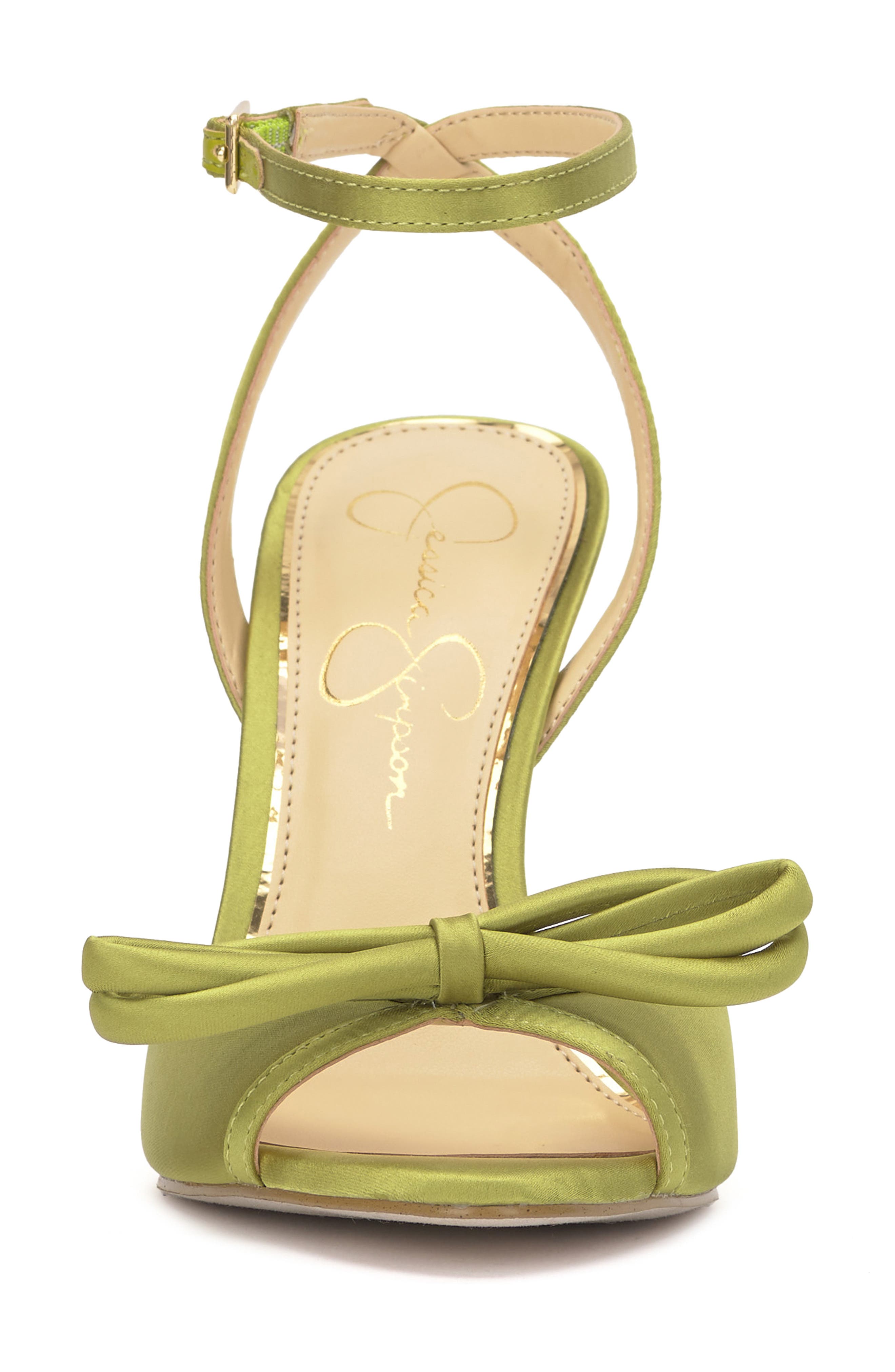 Jessica Simpson Norlira Ankle Strap Sandal, Alternate, color, Meadow Green