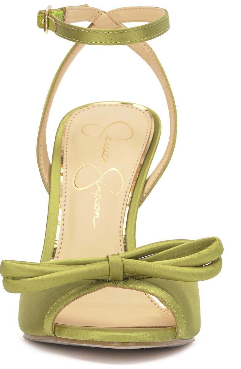 Jessica Simpson Norlira Ankle Strap Sandal, Alternate, color, Meadow Green