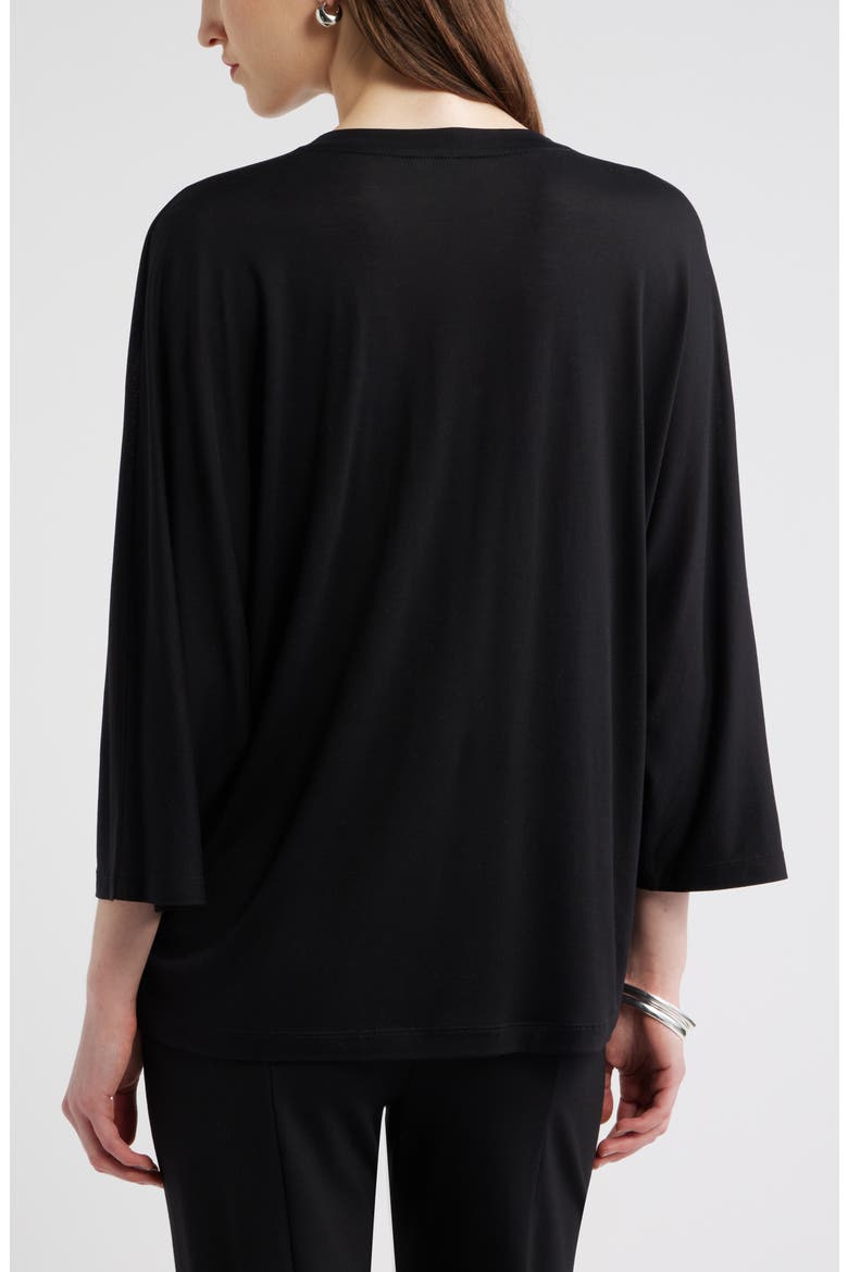 Dolman Sleeve T-Shirt, Alternate, color, BLACK
