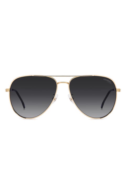 60mm Gradient Pilot Sunglasses
