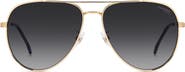 Carrera Eyewear 60mm Gradient Pilot Sunglasses