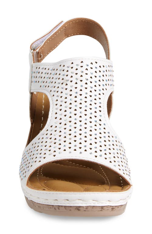 Extreme By Eddie Marc Wedge Slingback Sandal