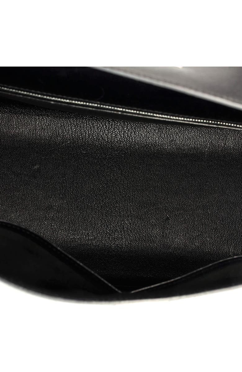 Pre-Owned Hermes Kelly Handbag Black Box Calf with Palladium Hardware 32, Alternate, color,