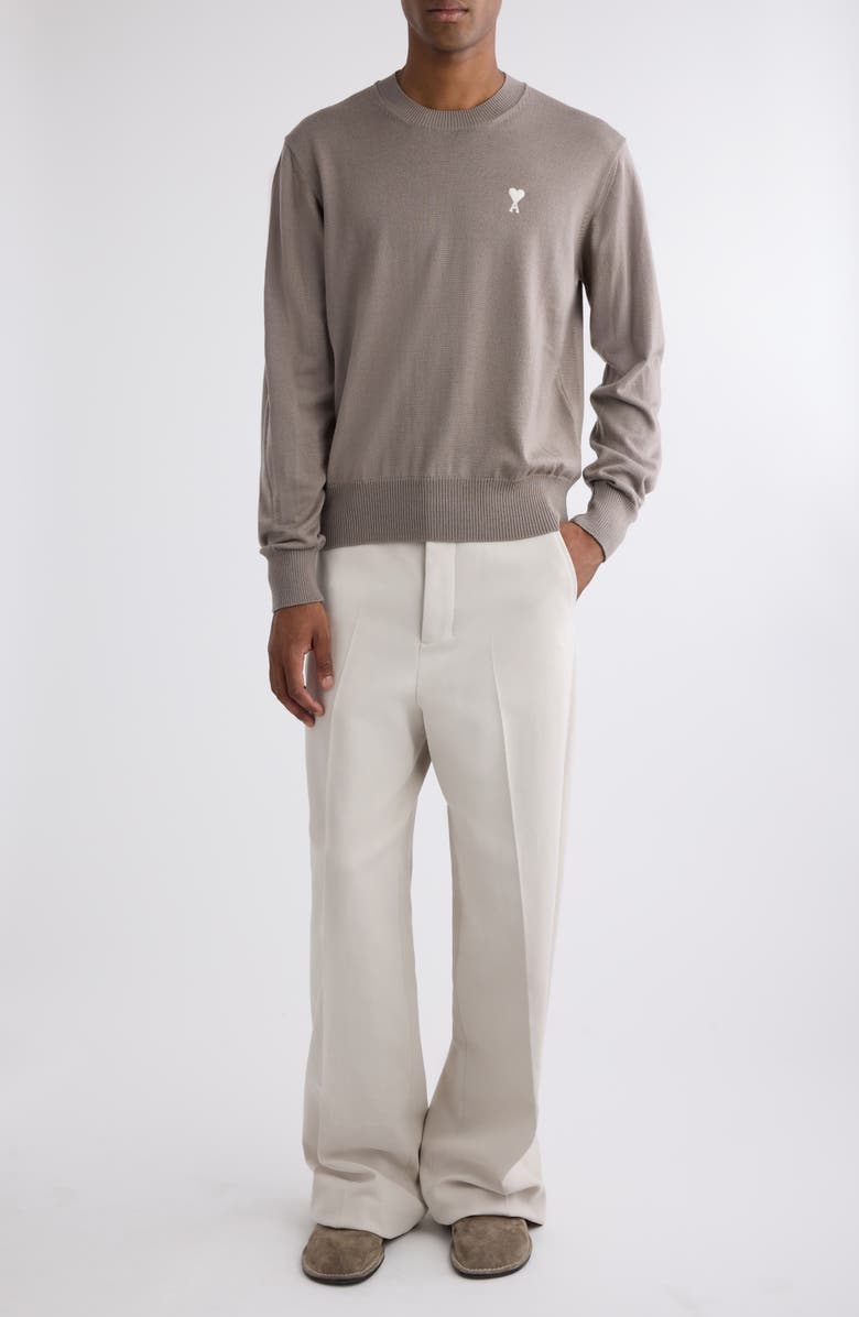 AMI PARIS Ami de Coeur Wool Sweater, Alternate, color, 