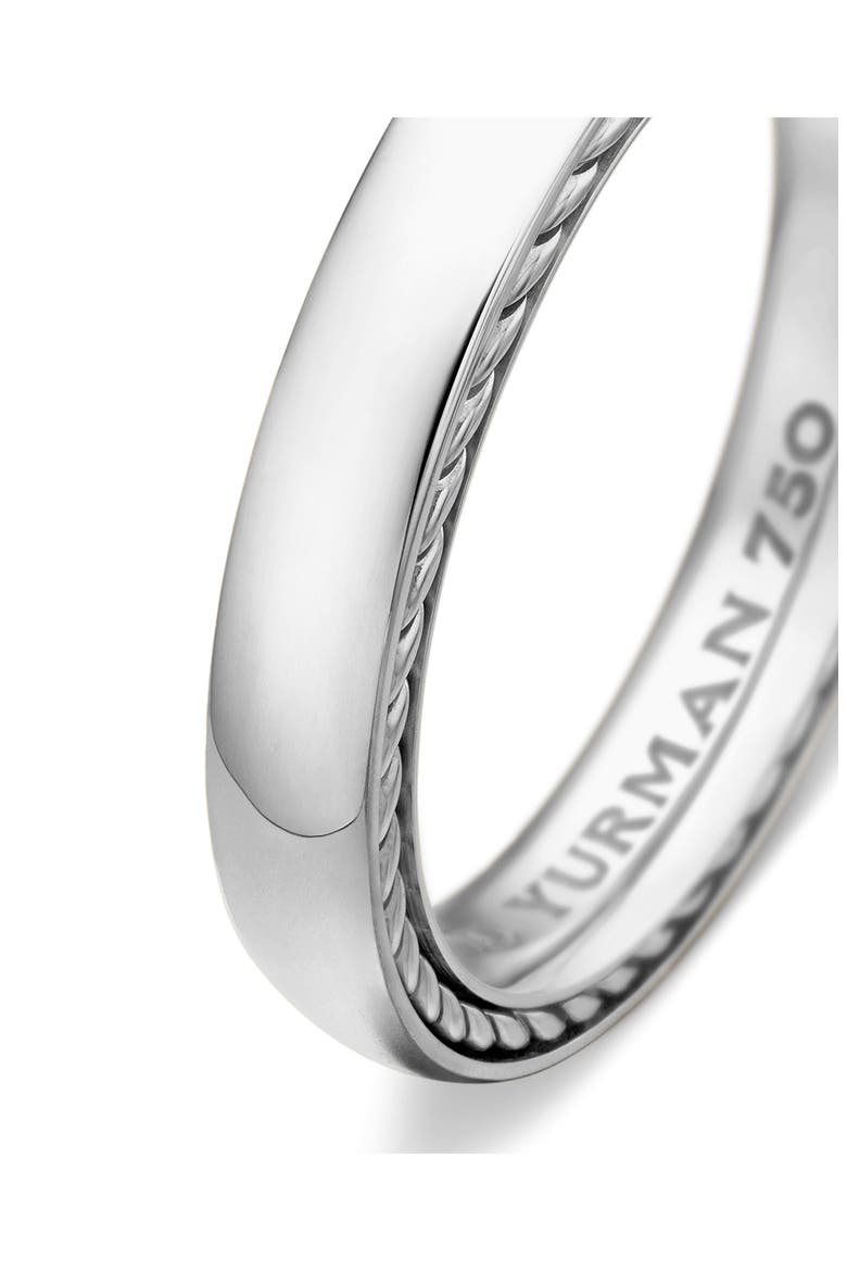 Streamline® Band Ring in 18K White Gold, Alternate, color, WHITE GOLD