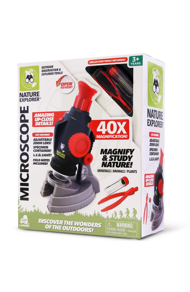 Lanard Nature Explorer Microscope, For Ages 3+, Main, color, Multicolored