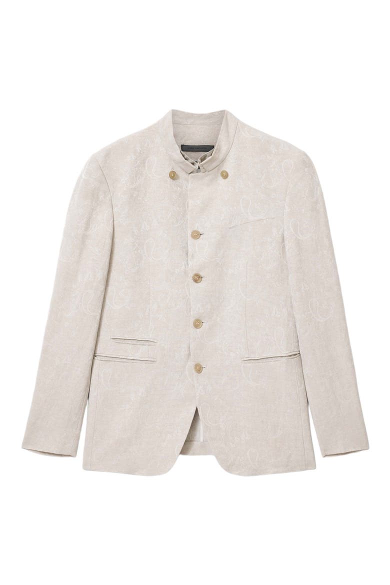 Logan Paisley Jacket, Alternate, color, EGGSHELL