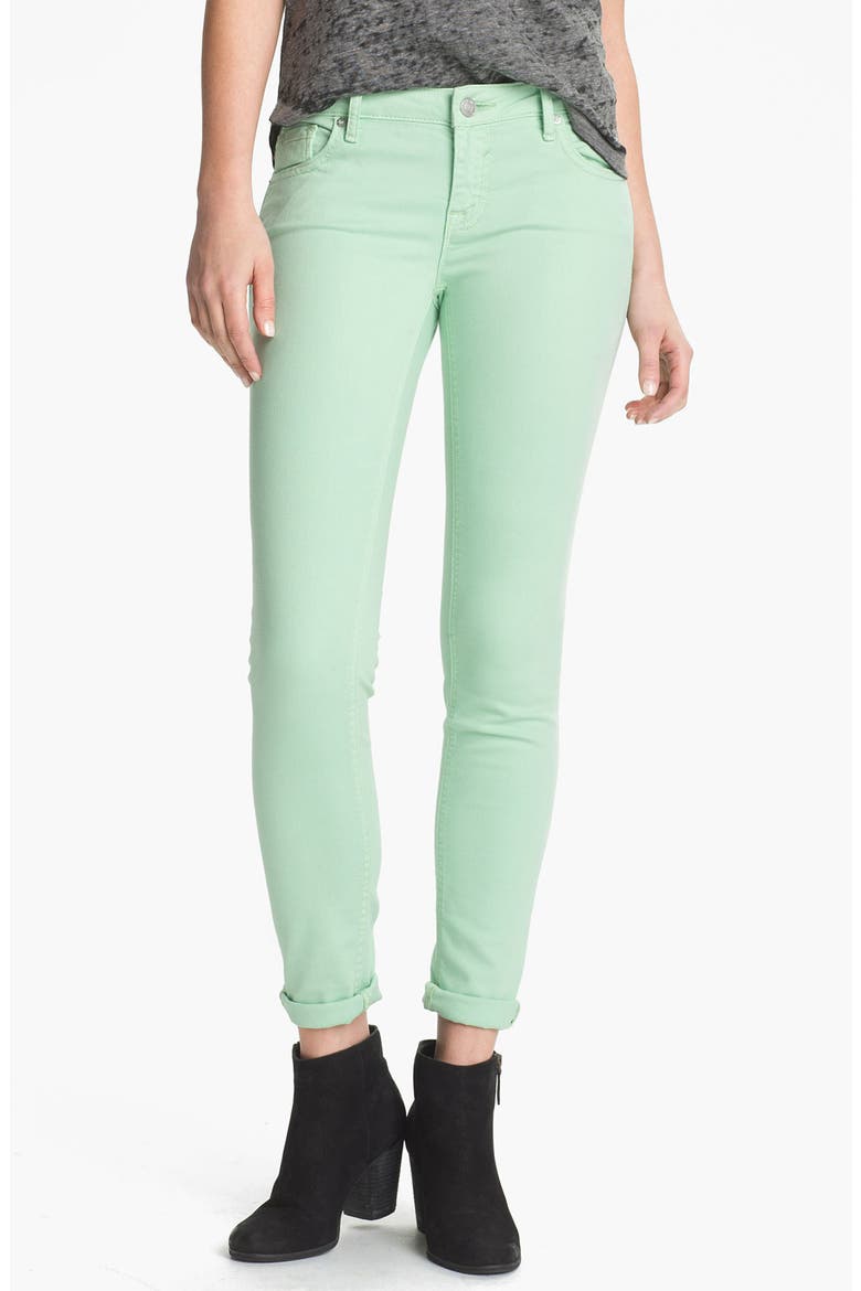 Colored Skinny Jeans, Alternate, color, MINT