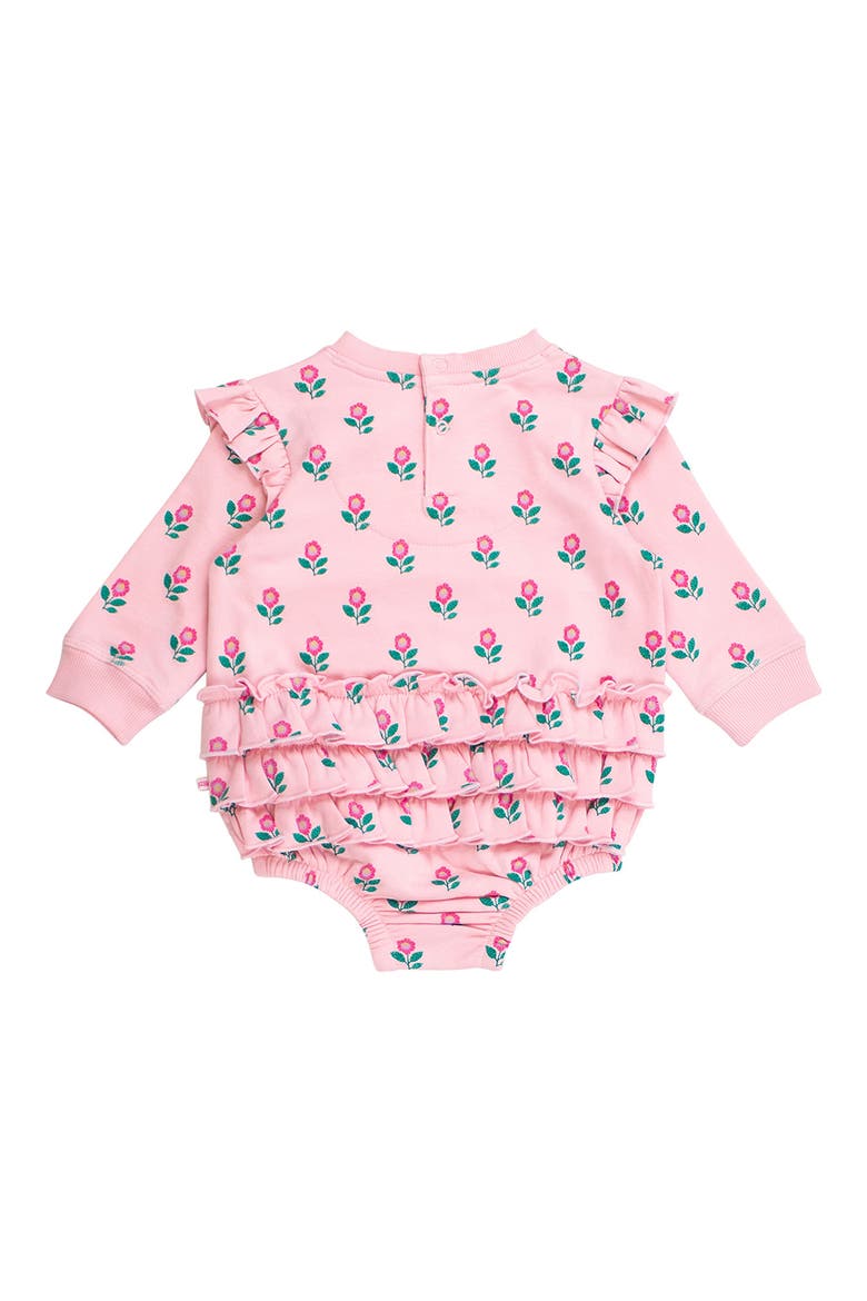 Zinnia Meadow Cotton Bodysuit, Alternate, color, PINK