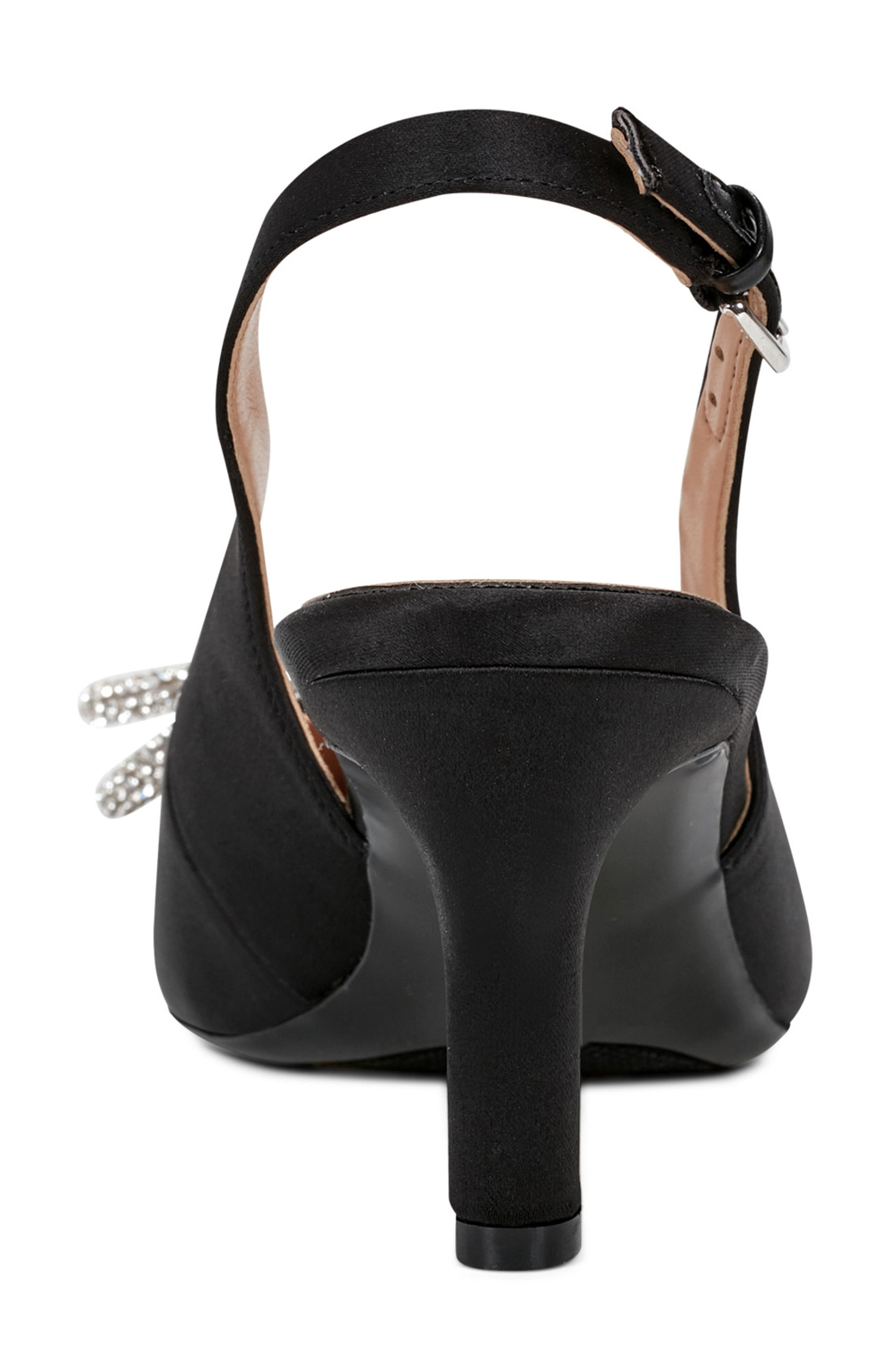 Easy Spirit Roxanne Slingback Pointed Toe Pump, Alternate, color, Black