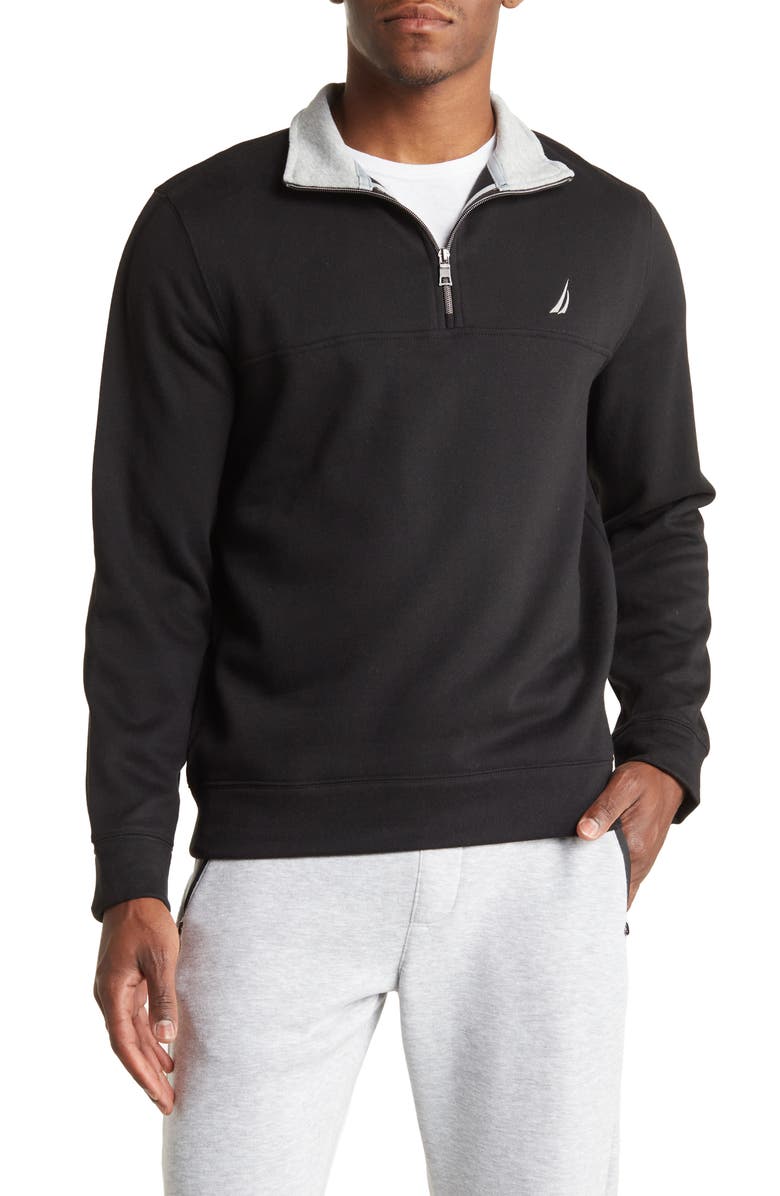 Nautica Piped Half Zip Pullover, Main, color,