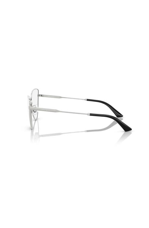 Jimmy Choo 56mm Cat Eye Optical Glasses In Metallic