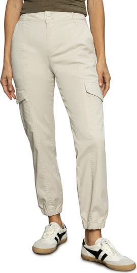 Sanctuary Rebel Crop Stretch Cotton Cargo Pants | Nordstrom