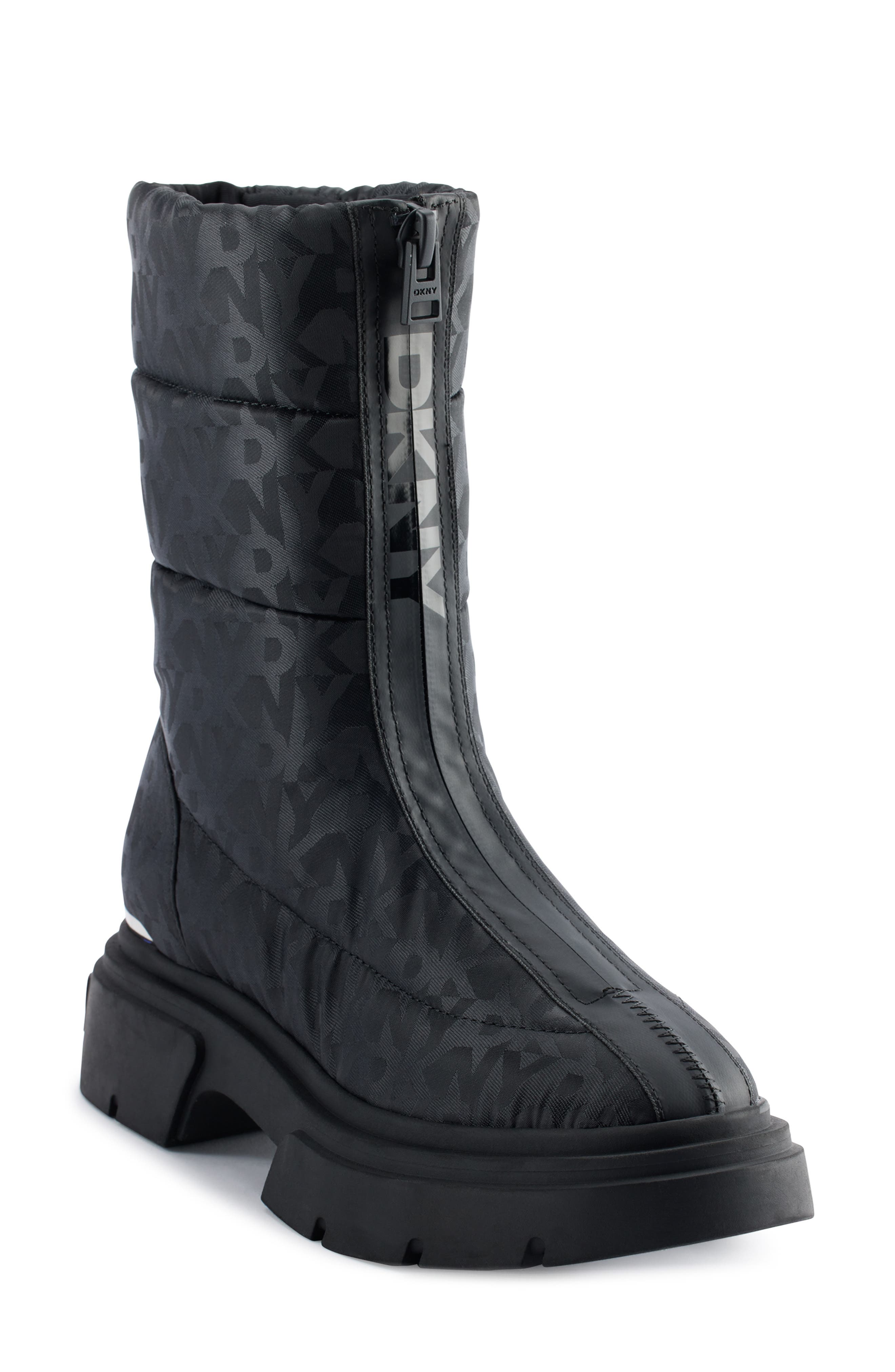 DKNY Fiza Lug Sole Bootie, Main, color, 