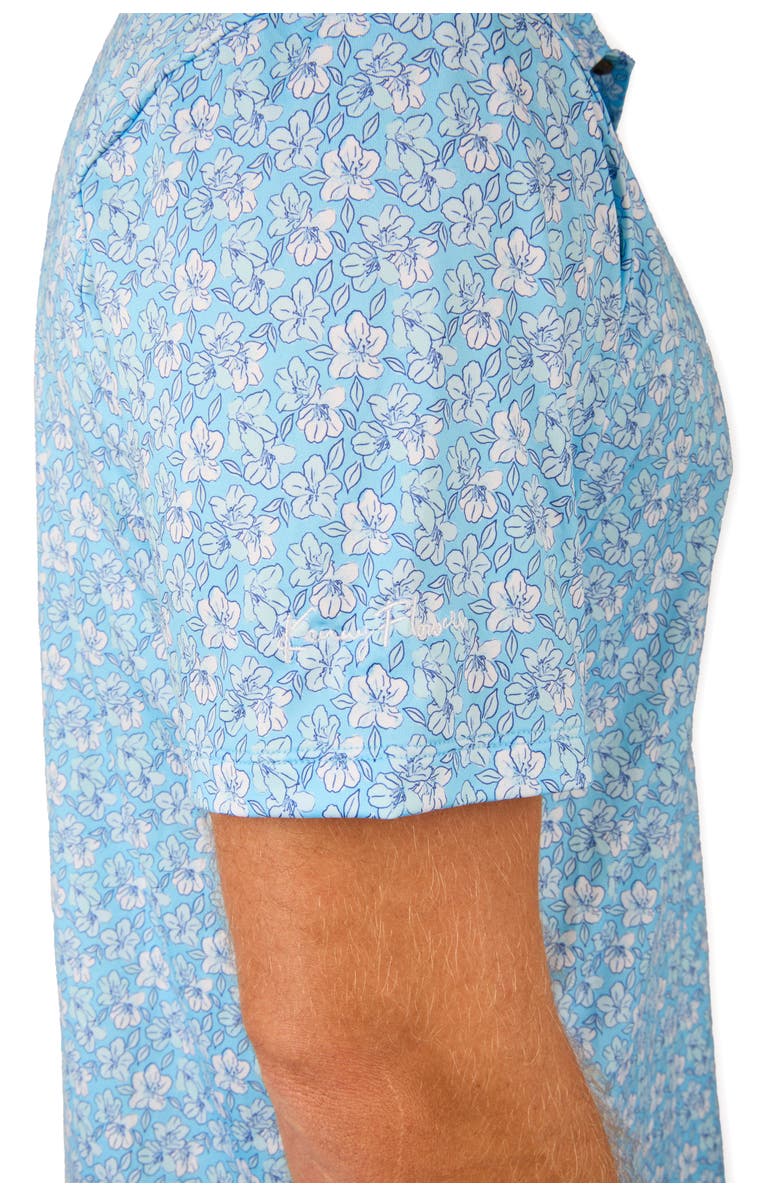Kenny Flowers The Azaleas - Sky Blue Golf Shirt, Alternate, color, Blue