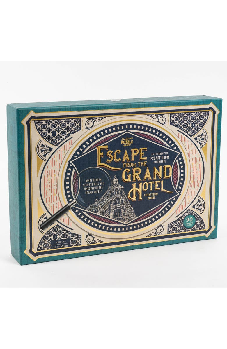 Professor Puzzle Escape Grand Hotel Escape Room Game, 12+, Main, color,