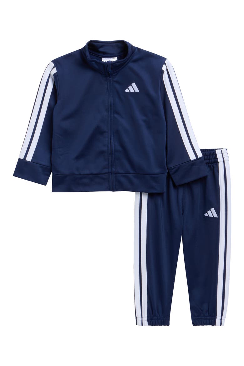 3-Stripes Track Jacket & Pants Set, Main, color, DARK BLUE