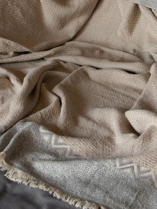 Anaya Mountain Peak Throw In Gray