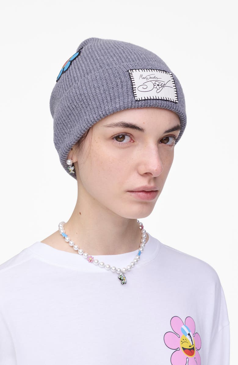 Marc Jacobs Joy Wool Blend Beanie, Alternate, color,