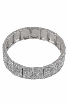 Laundry by Shelli Segal Pavé Crystal Stretch Bracelet