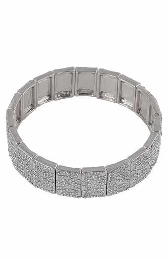 Laundry by Shelli Segal Pavé Crystal Stretch Bracelet