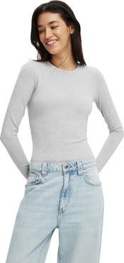 Cotton On Women's All Day Crew Long Sleeve