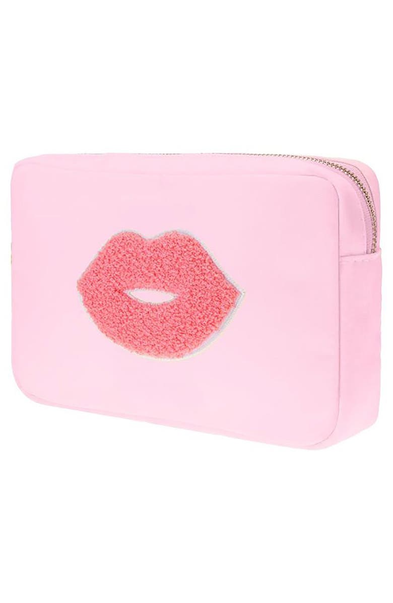 Bloc Bags Medium Kiss Cosmetic Bag, Alternate, color, Baby Pink