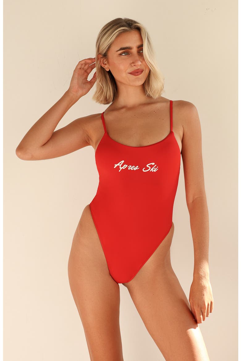 Crystal One Piece, Alternate, color, Chili
