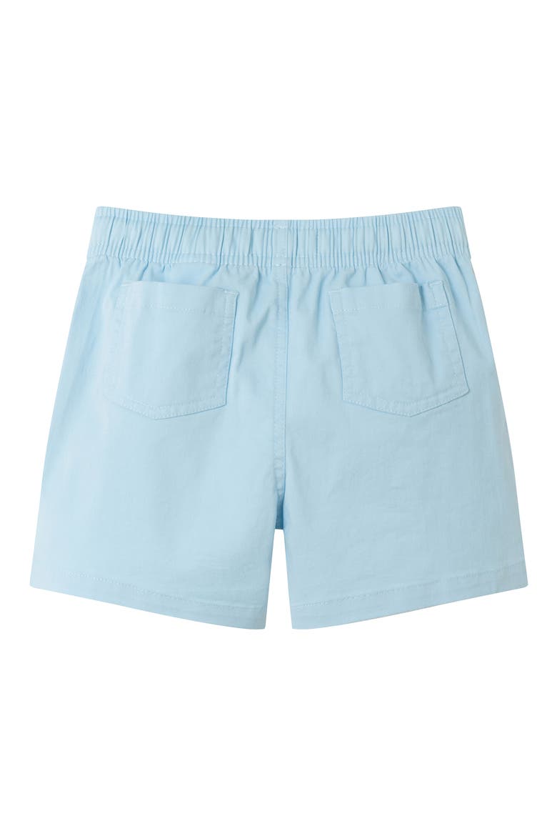 Kids' Twill Shorts, Alternate, color, LIGHT AQUA