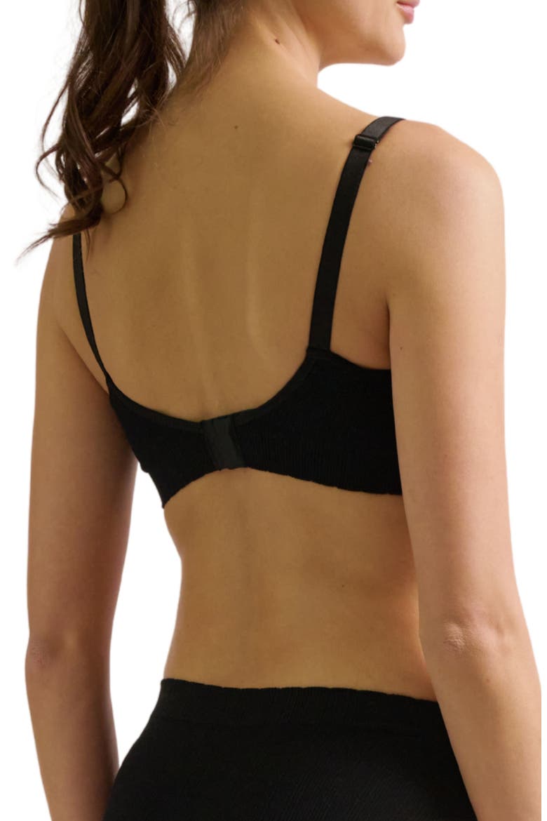 Zoé Seamless maternity and nursing bra, Alternate, color, Black