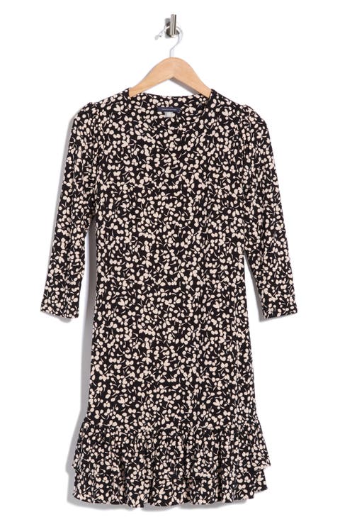 Print Trapeze Dress