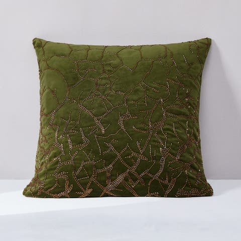 Morel Velvet Pillow Cover