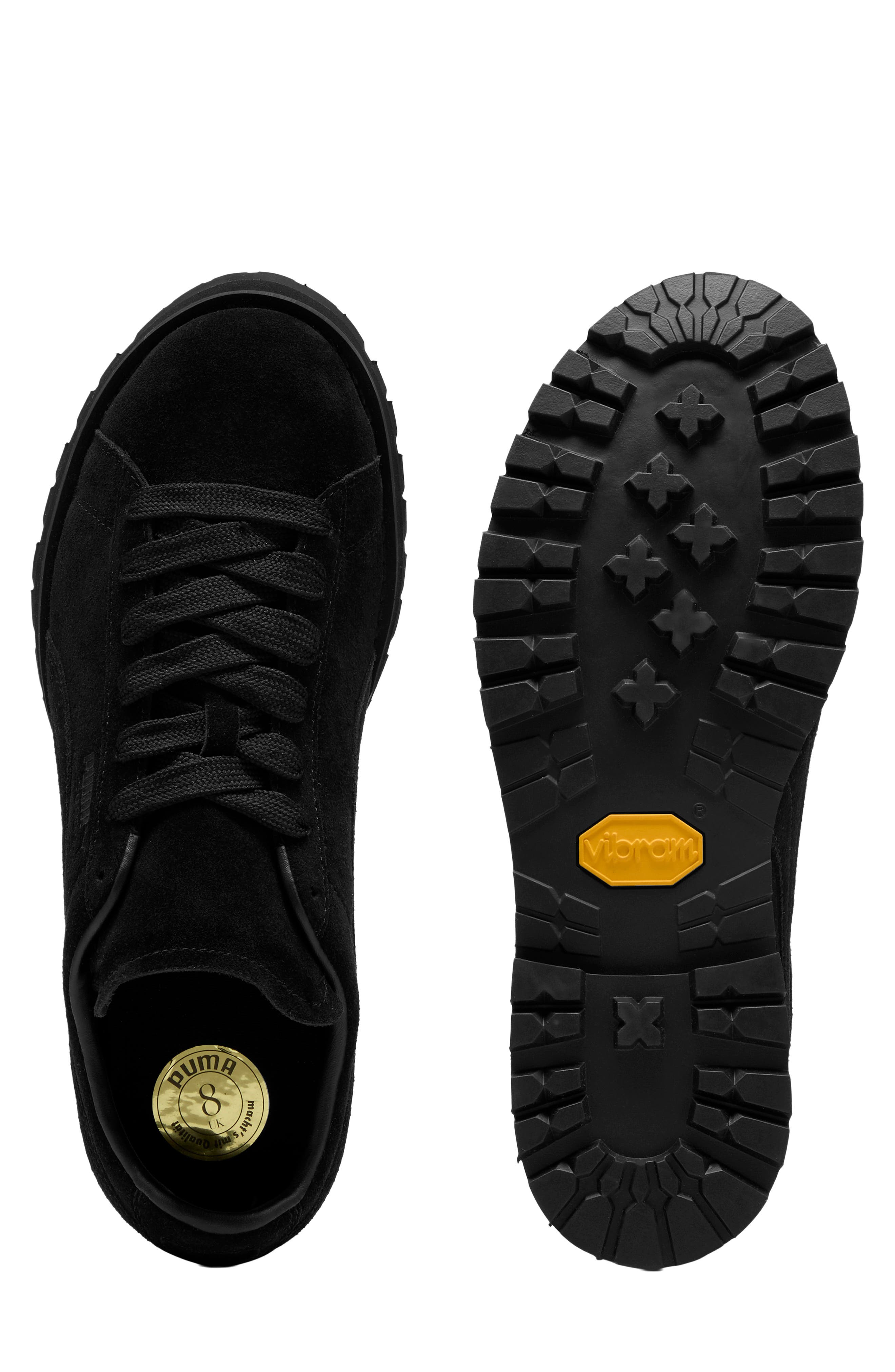 Suede Vibram Sneaker, Alternate, color, PUMA BLACK