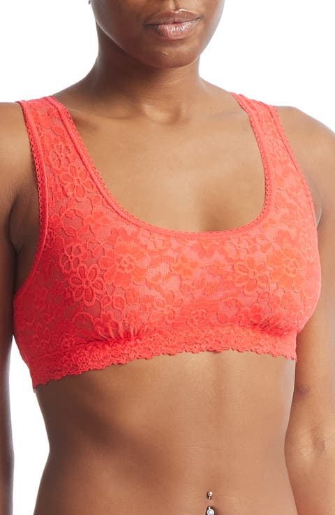 Daily Lace Overlay Scoop Neck Bralette