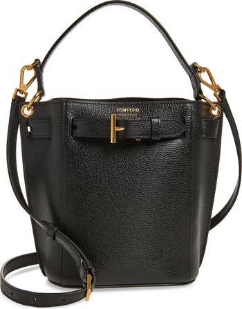 [TOMFORD] グレインレザー AUDREY ミニ バケットバッグ GRAIN LEATHER AUDREY MINI BUCKET BAG | Tom Ford Fashion
