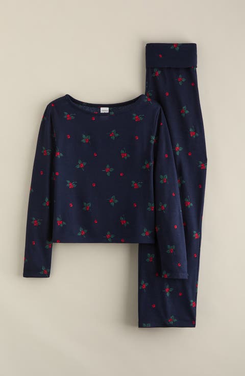 Kids' Brushed Jersey Pajamas