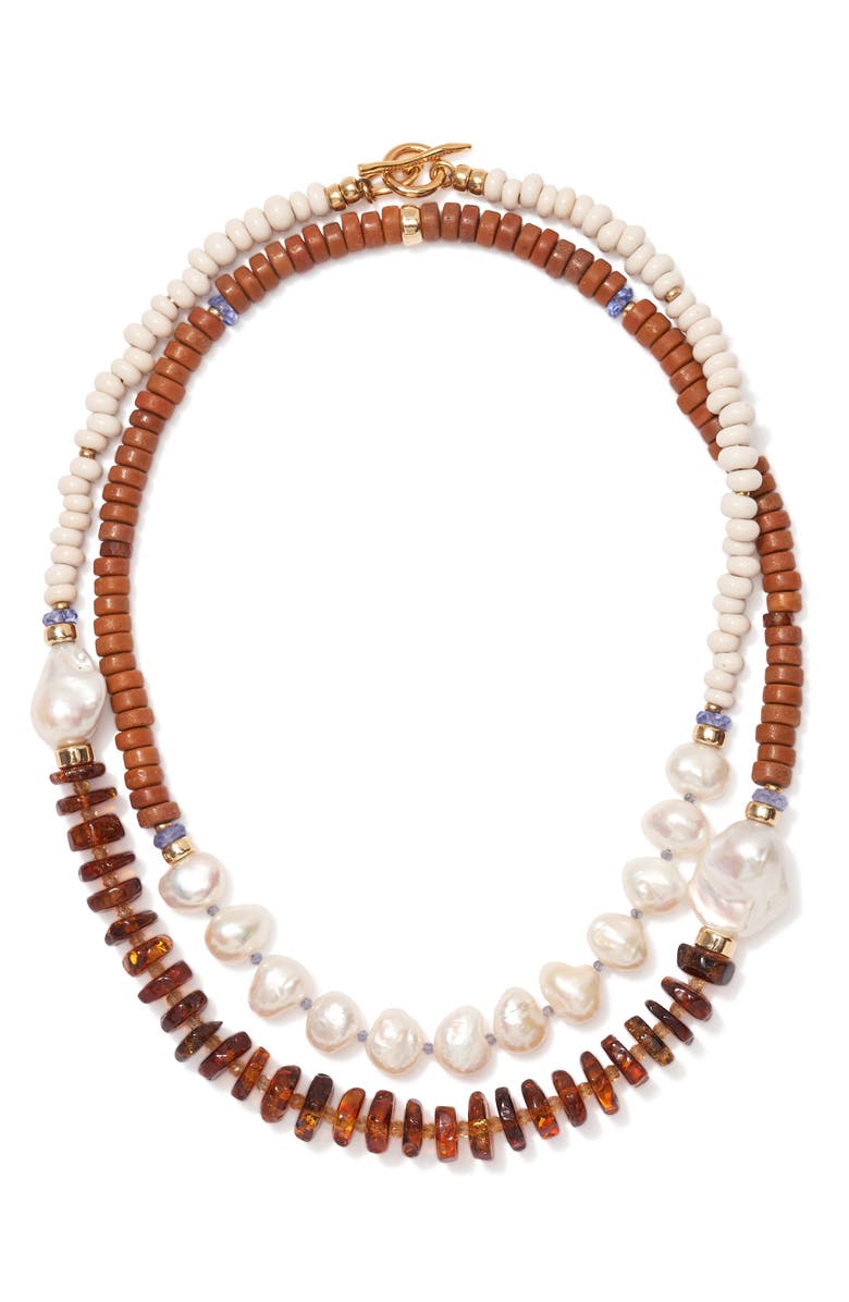 Lizzie Fortunato Cabana Necklace, Main, color, 