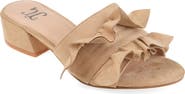 Journee Collection Sabica Ruffle Slide Sandal