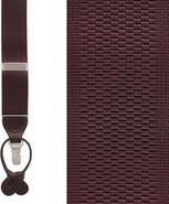 Trafalgar Classic Solid Color Convertible Suspenders