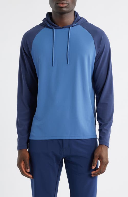 Johnnie-o Penns Performance Hoodie In Blue