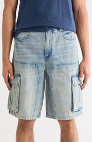RtA Joseph Denim Cargo Shorts
