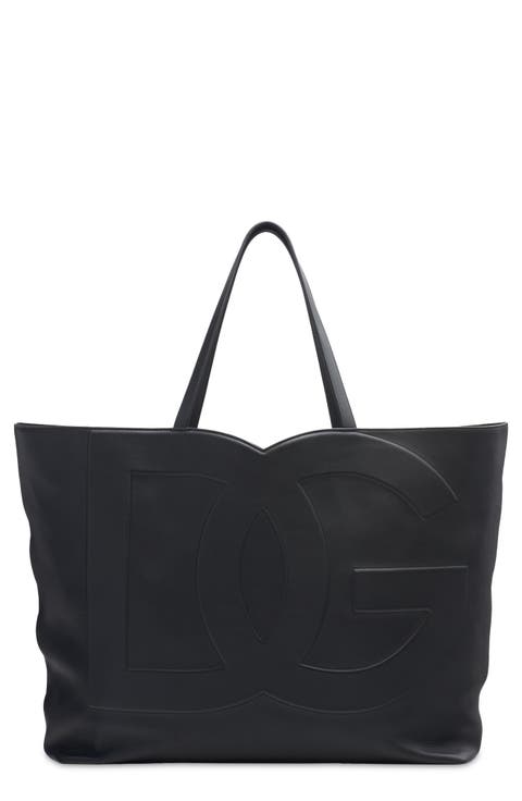 DG Logo Leather Tote