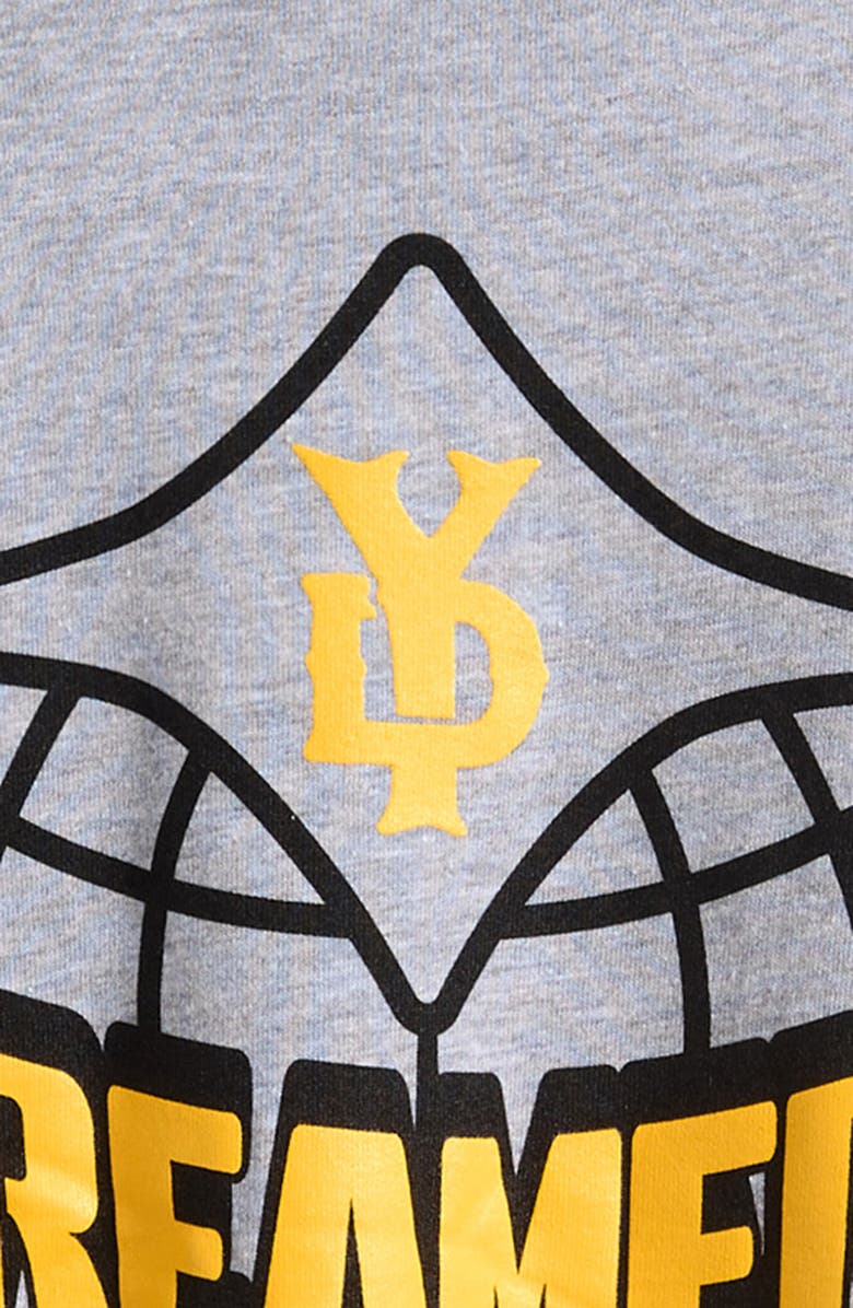 OVERTIME Kids' Globe Cotton Graphic T-Shirt, Alternate, color, Grey