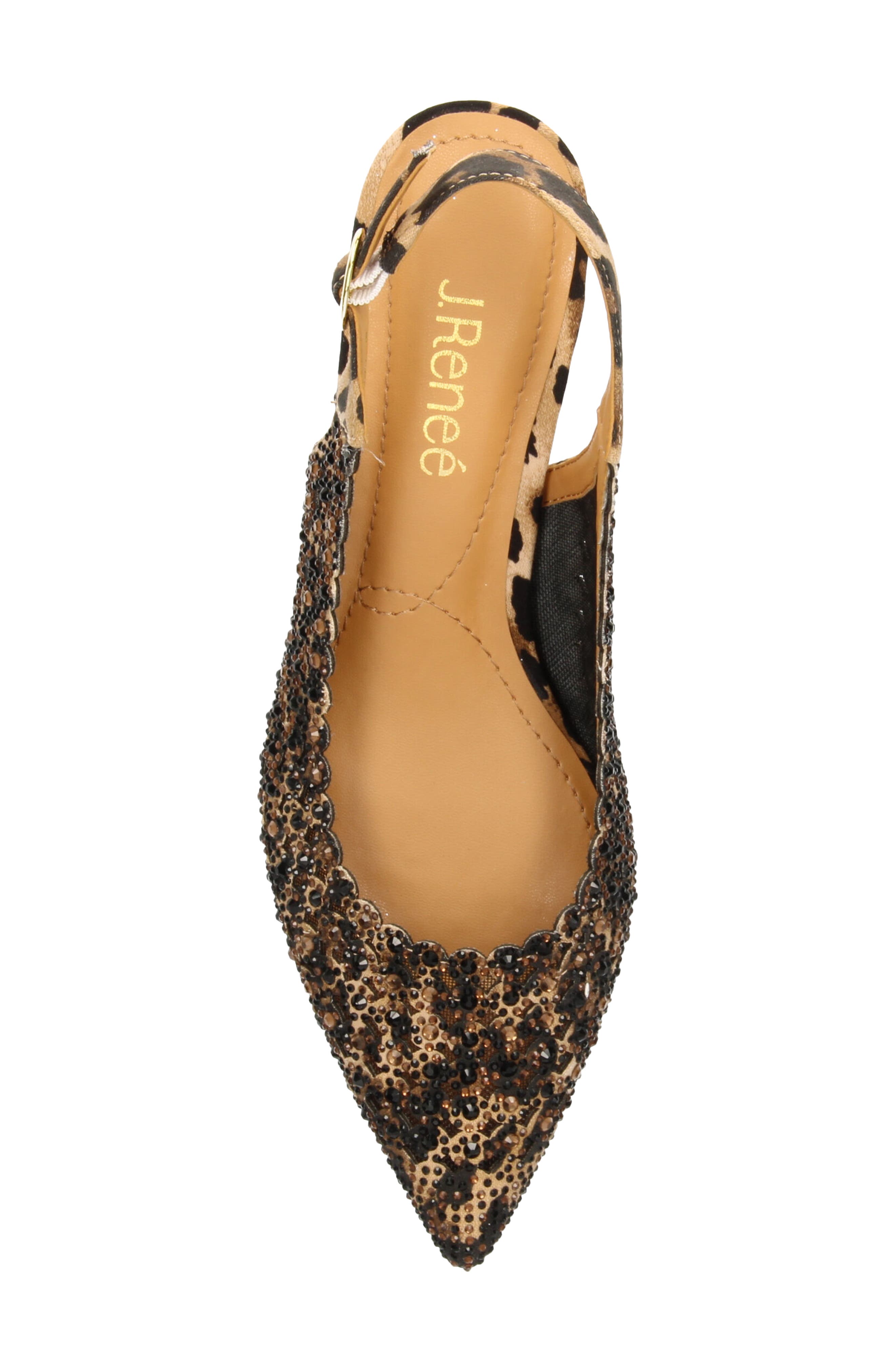 Pranil Pointed Toe Slingback Pump, Alternate, color, BROWN/ BLACK
