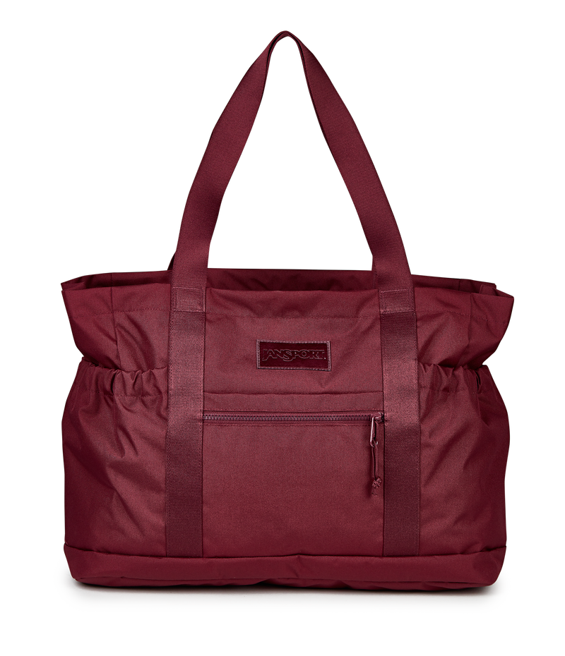 Jansport Everyday Large Tote, Main, color, Cherry Lacquer