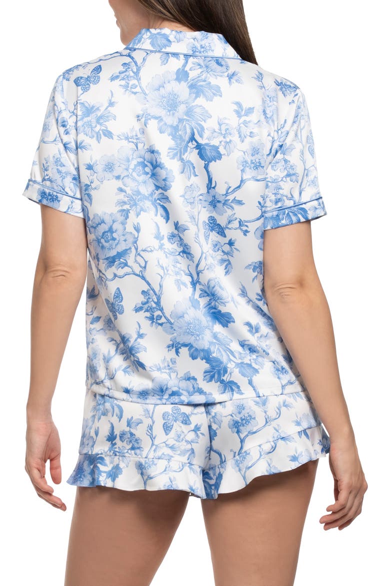 Molleigh Satin Short Pajamas, Alternate, color, IVORY